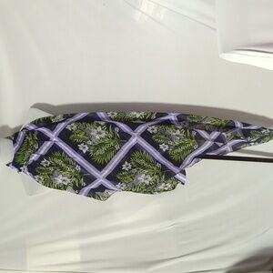 Sleeveless floral blouse